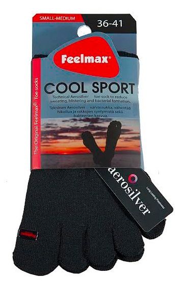 Feelmax Coolsport Black Sneaker - Low cut sock