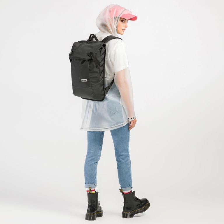 AEVOR Daypack Backpack Proof Black with 15" laptop pocket, black