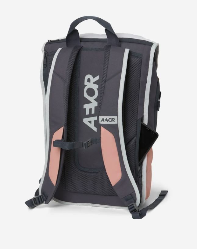 AEVOR Black Eclipse Backpack with  15" laptop pocket, black