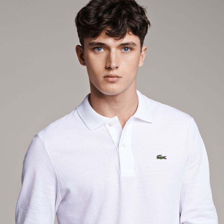 Lacoste Longsleeve Polo shirt - White