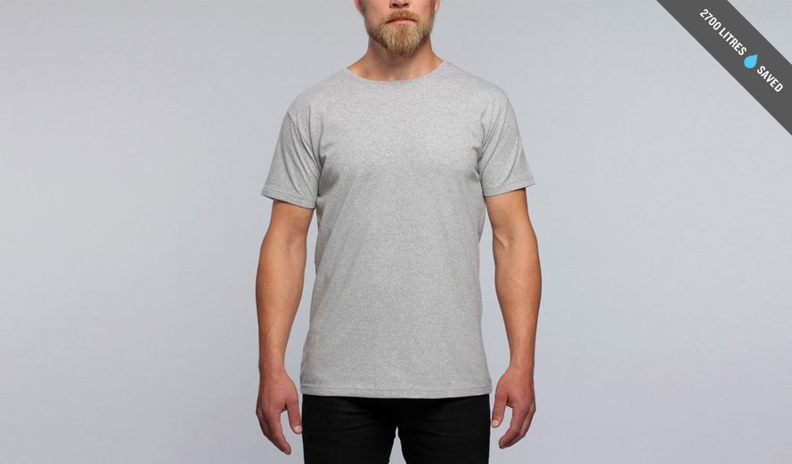 Pure Waste T-Shirt - Grey Melange